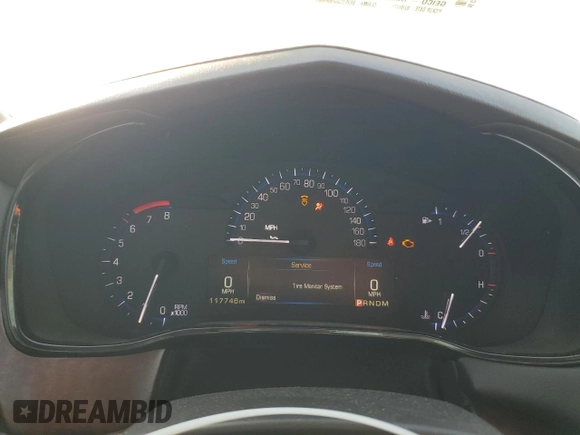 2016 Cadillac CTS V-Sport RWD with VIN 1G6AU5S8XG0134049, listed as a Copart auction lot 43443395 with 117,746 mi miles and Salvage Title. Bid and sale history available at DreamBid. Image 9.