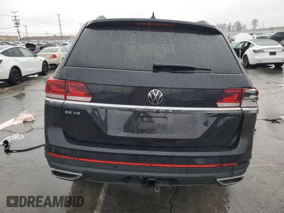 2023 Volkswagen Atlas SE with VIN 1V2JR2CA5PC539098, listed as a Copart auction lot 45048755 with Not provided miles and Salvage title. Bid and sale history available at DreamBid. Image 6.