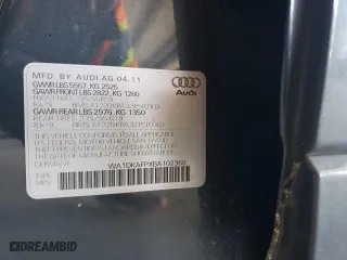 2011 Audi Q5 3.2L Premium Plus with VIN WA1DKAFPXBA102368, listed as a Copart auction lot 51871355 with 107,098 mi miles and Clean Title. Bid and sale history available at carsss.com. Image 12.