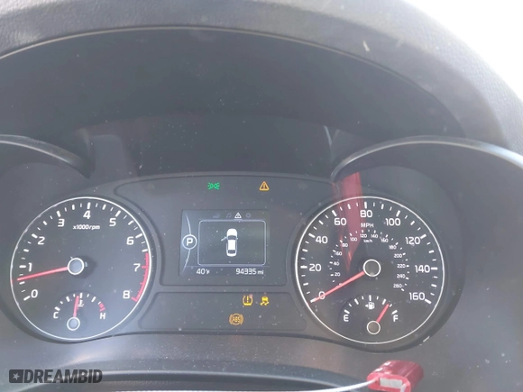 2018 Kia Optima S with VIN 5XXGT4L35JG202142, listed as a IAAI auction lot 41630240 with 94,335 mi miles. Bid and sale history available at carsss.com. Image 7.