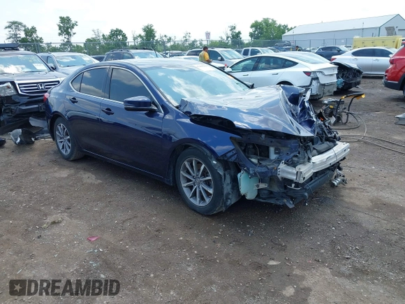 2018 Acura TLX with VIN 19UUB1F36JA008037, listed as a IAAI auction lot 42460254 with 101,477 mi miles and . Bid and sale history available at DreamBid. Image 1.