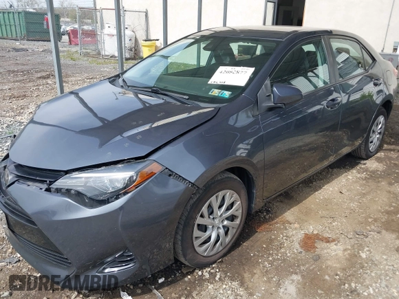 2019 Toyota Corolla L with VIN 2T1BURHE6KC125269, listed as a IAAI auction lot 42082877 with 106,308 mi miles and . Bid and sale history available at carsss.com. Image 18.