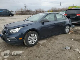 2015 Chevrolet Cruze LS with VIN 1G1PA5SG1F7292205, listed as a Copart auction lot 48153065 with 93,990 mi miles and Clean Title. Bid and sale history available at DreamBid. Image 1.