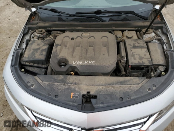 2015 Chevrolet Impala LTZ with VIN 2G1165S39F9235088, listed as a Copart auction lot 53745575 with 129,769 mi miles and Salvage Title. Bid and sale history available at DreamBid. Image 11.
