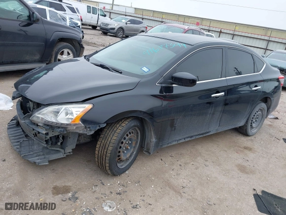 2014 Nissan Sentra SV with VIN 3N1AB7AP1EY311729, listed as a IAAI auction lot 41617399 with 156,094 mi miles. Bid and sale history available at carsss.com. Image 18.