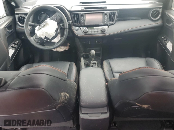 2017 Toyota RAV4 SE with VIN 2T3JFREVXHW608093, listed as a Copart auction lot 57396445 with 46,835 mi miles and Salvage title. Bid and sale history available at DreamBid. Image 8.