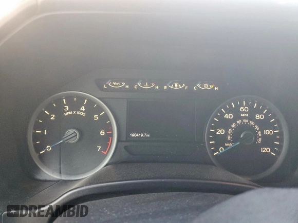 2017 Ford F-150 XL with VIN 1FTEX1EP3HKC92899, listed as a Copart auction lot 58803745 with 190,419 mi miles and Salvage title. Bid and sale history available at DreamBid. Image 9.