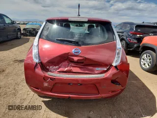 2013 Nissan LEAF SL with VIN 1N4AZ0CP7DC411814, listed as a Copart auction lot 51166825 with 40,108 mi miles and Non repairable. Bid and sale history available at DreamBid. Image 6.