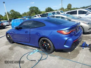 2023 BMW 4 Series M440i xDrive with VIN WBA13AR01PCL45497, listed as a Copart auction lot 74858704 with Not Provided miles and Non Repairable. Bid and sale history available at DreamBid. Image 2.