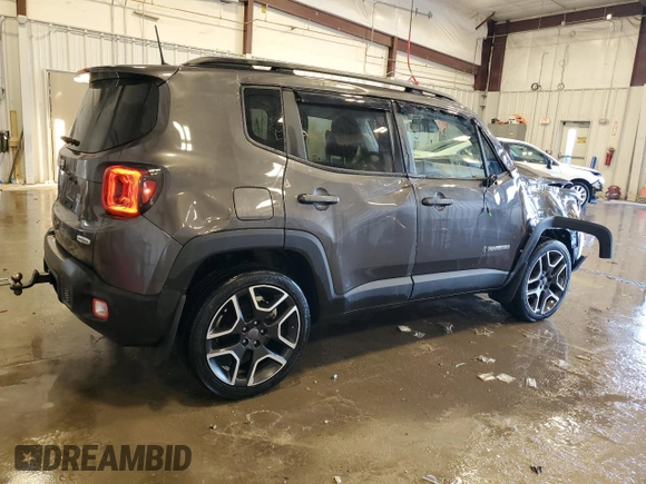 2021 Jeep Renegade Latitude with VIN ZACNJDB10MPM67416, listed as a Copart auction lot 41820515 with 36,119 mi miles and Non repairable. Bid and sale history available at DreamBid. Image 3.