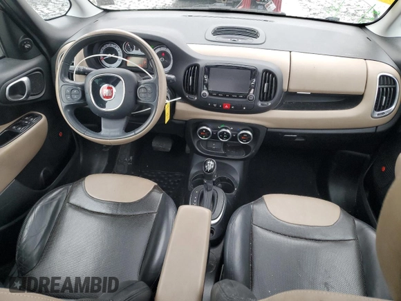 2015 FIAT 500L Lounge with VIN ZFBCFACH5FZ033778, listed as a Copart auction lot 42544395 with 20,888 mi miles and Salvage Title. Bid and sale history available at carsss.com. Image 8.