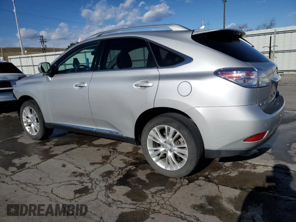 2010 Lexus RX 450h with VIN JTJBC1BA9A2023078, listed as a Copart auction lot 48934725 with 140,318 mi miles and Salvage Title. Bid and sale history available at DreamBid. Image 2.