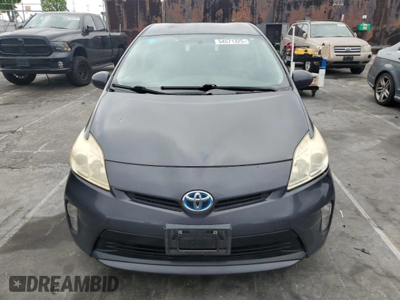 2014 Toyota Prius Four with VIN JTDKN3DU4E1758580, listed as a Copart auction lot 54571325 with 174,355 mi miles and Clean Title. Bid and sale history available at carsss.com. Image 5.