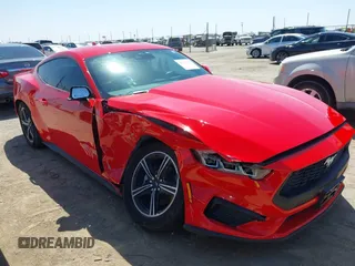 2024 Ford Mustang EcoBoost with VIN 1FA6P8TH8R5146979, listed as a IAAI auction lot 42017450 with 6,253 mi miles and . Bid and sale history available at DreamBid. Image 1.