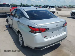 2024 Nissan Versa S with VIN 3N1CN8DV2RL841405, listed as a IAAI auction lot 42080581 with 12,605 mi miles. Bid and sale history available at carsss.com. Image 3.