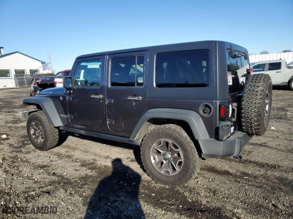 2017 Jeep Wrangler Unlimited Rubicon with VIN 1C4HJWFG2HL540967, listed as a Copart auction lot 83361554 with 137,313 mi miles and Salvage Title. Bid and sale history available at carsss.com. Image 2.