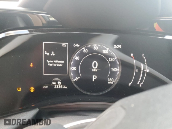 2025 Lexus NX with VIN JTJGGCEZ4S2019366, listed as a Copart auction lot 83571894 with 2,336 mi miles and Salvage Title. Bid and sale history available at carsss.com. Image 9.