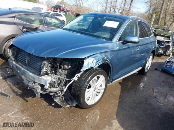 2018 Audi Q5 Prestige with VIN WA1CNBFY8J2216752, listed as a IAAI auction lot 41753137 with 77,307 mi miles. Bid and sale history available at carsss.com. Image 18.