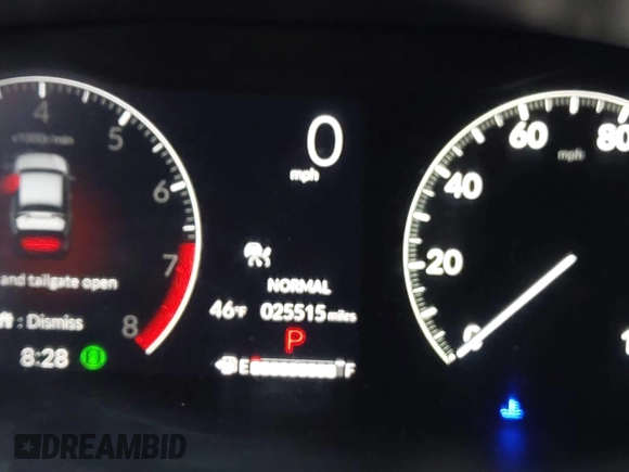 2024 Honda HR-V Sport with VIN 3CZRZ2H55RM742570, listed as a IAAI auction lot 41984710 with 25,515 mi miles and . Bid and sale history available at DreamBid. Image 15.