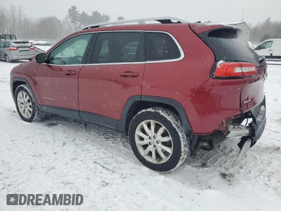 2016 Jeep Cherokee Limited with VIN 1C4PJMDB4GW185305, listed as a Copart auction lot 42760845 with 169,536 mi miles and Non Repairable. Bid and sale history available at carsss.com. Image 2.