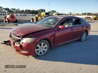 2006 Lexus GS 300 with VIN JTHCH96S960011055, listed as a Copart auction lot 42337995 with 0 mi miles and Salvage Title. Bid and sale history available at carsss.com. Image 1.