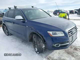 2014 Audi SQ5 Prestige with VIN WA1VGAFP3EA110144, listed as a IAAI auction lot 41305079 with 116,285 mi miles. Bid and sale history available at carsss.com. Image 1.