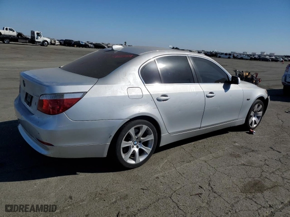 2004 BMW 5 Series 525i with VIN WBANA53594B174244, listed as a Copart auction lot 72442674 with 257,746 mi miles and Salvage Title. Bid and sale history available at carsss.com. Image 3.