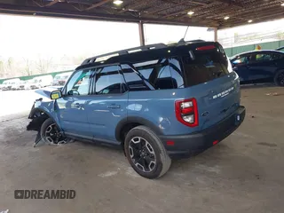 2024 Ford Bronco Sport Outer Banks z VIN 3FMCR9C61RRF73716, wystawiony jako IAAI lot #41914834 z przebiegiem 1 295 mil mil oraz . Historia ofert i sprzedaży dostępna na DreamBid. Obrazek 3.