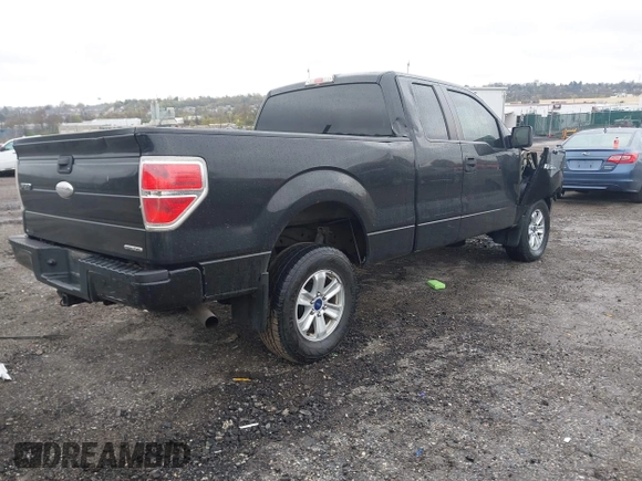 2013 Ford F-150 XL with VIN 1FTFX1EF3DFD51982, listed as a IAAI auction lot 42016831 with 160,937 mi miles. Bid and sale history available at carsss.com. Image 4.