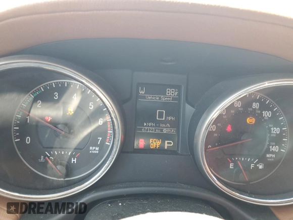 2013 Jeep Grand Cherokee Overland with VIN 1C4RJECT8DC556536, listed as a Copart auction lot 52758795 with 67,123 mi miles and Salvage Title. Bid and sale history available at carsss.com. Image 9.