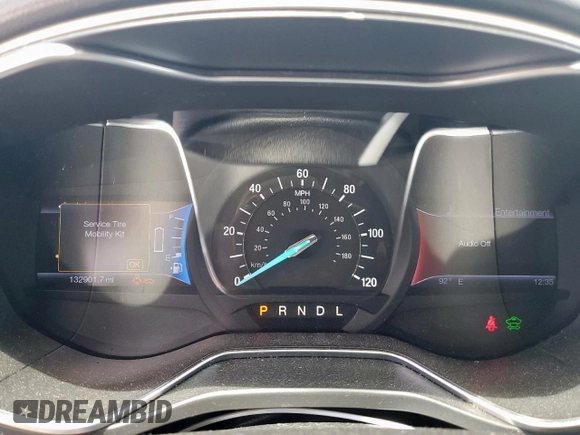 2013 Ford Fusion SE Hybrid with VIN 3FA6P0LU8DR261232, listed as a Copart auction lot 60674105 with 132,901 mi miles and Clean title. Bid and sale history available at DreamBid. Image 9.