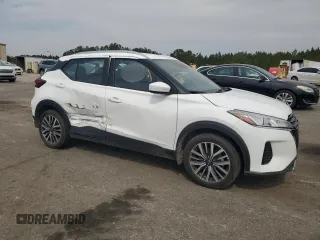 2024 Nissan Kicks SV with VIN 3N1CP5CV9RL529026, listed as a Copart auction lot 48770075 with 21,411 mi miles and Salvage Title. Bid and sale history available at carsss.com. Image 4.