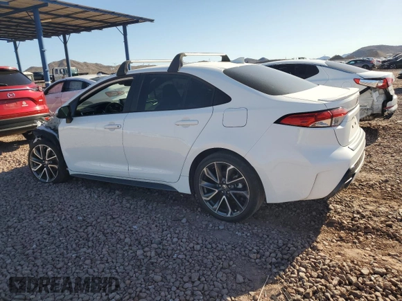 2020 Toyota Corolla SE with VIN 5YFS4RCE2LP040132, listed as a Copart auction lot 49590515 with 61,999 mi miles and Salvage Title. Bid and sale history available at DreamBid. Image 2.
