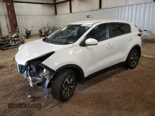 2021 Kia Sportage LX with VIN KNDPM3AC2M7866406, listed as a Copart auction lot 77608884 with 51,183 mi miles and Salvage Title. Bid and sale history available at carsss.com. Image 1.