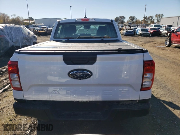 2024 Ford Ranger XL with VIN 1FTER4BH5RLE20838, listed as a Copart auction lot 80148874 with 7,312 mi miles and Salvage Title. Bid and sale history available at carsss.com. Image 6.