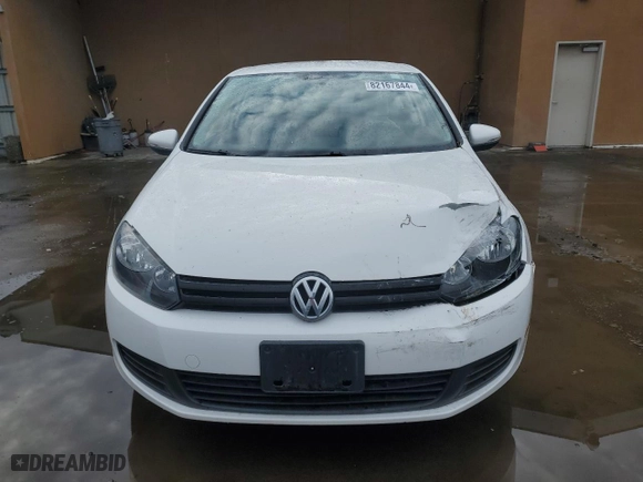 2013 Volkswagen Golf w/Conv & Sunroof with VIN WVWBB7AJ3DW116573, listed as a Copart auction lot 82167844 with 60,090 mi miles and Salvage Title. Bid and sale history available at carsss.com. Image 5.