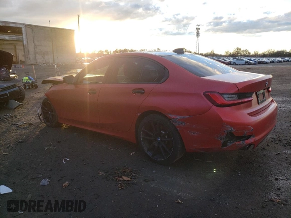 2020 BMW 3 Series 330i xDrive with VIN 3MW5R7J06L8B09184, listed as a Copart auction lot 69481952 with 57,750 mi miles and . Bid and sale history available at DreamBid. Image 2.