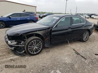 2018 BMW 5 Series 530e xDrive with VIN WBAJB1C54JG624157, listed as a Copart auction lot 51485545 with 111,659 mi miles and Salvage Title. Bid and sale history available at carsss.com. Image 1.