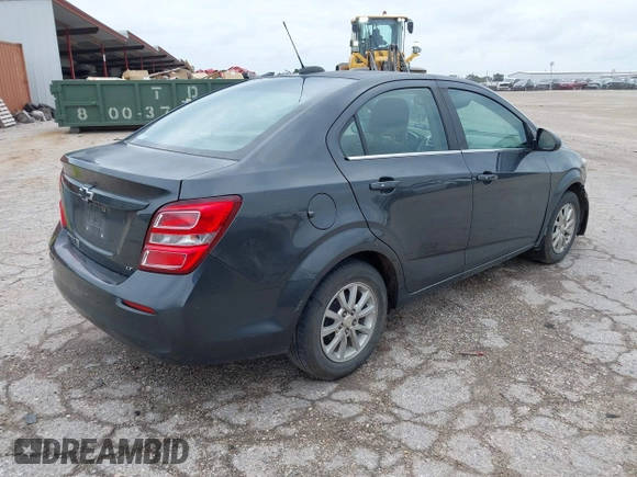 2017 Chevrolet Sonic LT with VIN 1G1JD5SH9H4159881, listed as a IAAI auction lot 42719661 with 188,302 mi miles and . Bid and sale history available at DreamBid. Image 4.