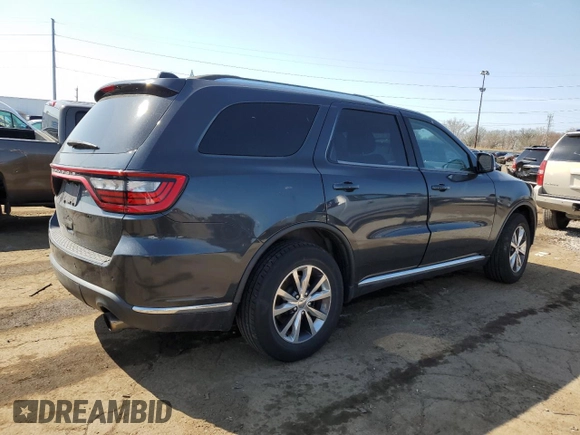 2016 Dodge Durango Limited with VIN 1C4RDJDG4GC424587, listed as a Copart auction lot 54211245 with 144,682 mi miles and Salvage title. Bid and sale history available at DreamBid. Image 3.