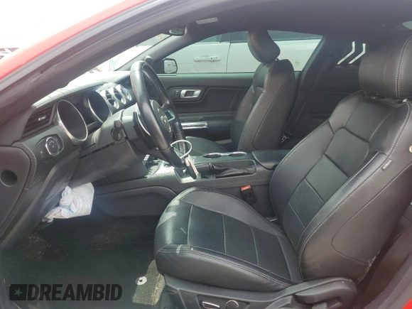 2019 Ford Mustang GT with VIN 1FA6P8CF4K5147549, listed as a Copart auction lot 55528615 with 53,412 mi miles and Salvage title. Bid and sale history available at DreamBid. Image 7.