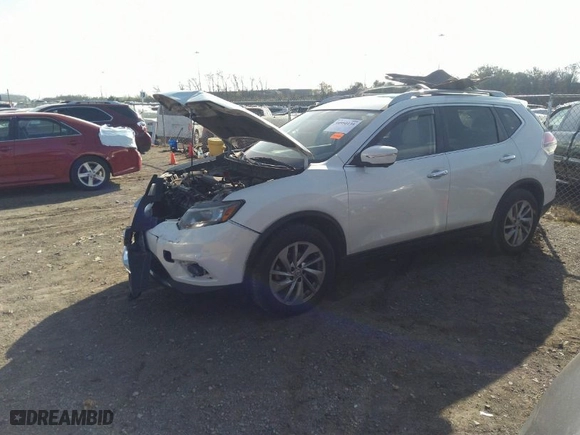 2014 Nissan Rogue SV with VIN 5N1AT2MT1EC754750, listed as a IAAI auction lot 40950139 with 209,257 mi miles. Bid and sale history available at carsss.com. Image 2.