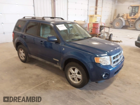 2008 Ford Escape Hybrid with VIN 1FMCU49H68KA04244, listed as a IAAI auction lot 42143667 with 166,597 mi miles and . Bid and sale history available at DreamBid. Image 1.