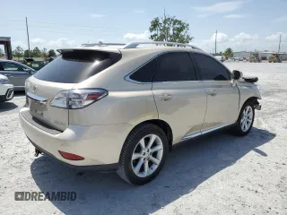 2011 Lexus RX 350 with VIN 2T2ZK1BAXBC046937, listed as a Copart auction lot 60131995 with 135,741 mi miles and Salvage title. Bid and sale history available at DreamBid. Image 3.