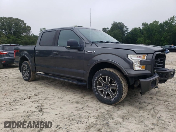 2016 Ford F-150 XLT with VIN 1FTEW1EF6GFD03072, listed as a Copart auction lot 60075705 with 79,020 mi miles and Salvage title. Bid and sale history available at DreamBid. Image 4.