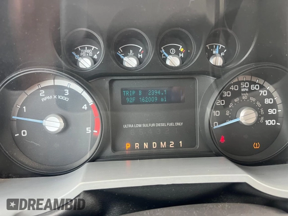 2012 Ford F-250 with VIN 1FD7W2AT5CEC11246, listed as a Copart auction lot 62651295 with 162,009 mi miles and Clean title. Bid and sale history available at DreamBid. Image 9.