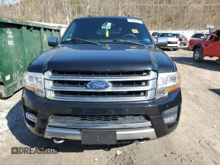 2017 Ford Expedition EL Platinum with VIN 1FMJK1MT6HEA82075, listed as a Copart auction lot 43175415 with 125,405 mi miles and Salvage Title. Bid and sale history available at carsss.com. Image 5.