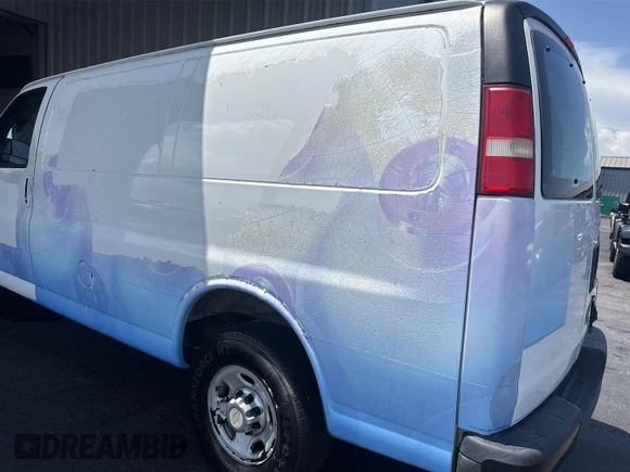 2011 Chevrolet Express Cargo with VIN 1GCWGFCA2B1173903, listed as a IAAI auction lot 42796147 with 110,763 mi miles and . Bid and sale history available at DreamBid. Image 5.