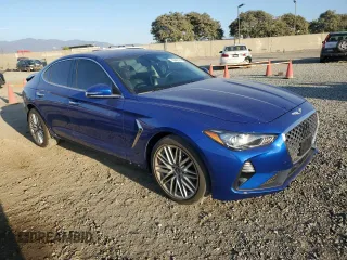 2020 Genesis G70 2.0T z VIN KMTG64LAXLU056650, wystawiony jako Copart lot #79948164 z przebiegiem 26 726 mil mil oraz Szkoda całkowita • Salvage title. Historia ofert i sprzedaży dostępna na DreamBid. Obrazek 4.