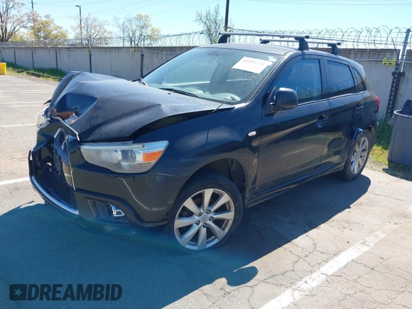 2012 Mitsubishi Outlander Sport SE with VIN JA4AR4AU4CZ004887, listed as a IAAI auction lot 41891518 with 1 mi miles. Bid and sale history available at carsss.com. Image 2.